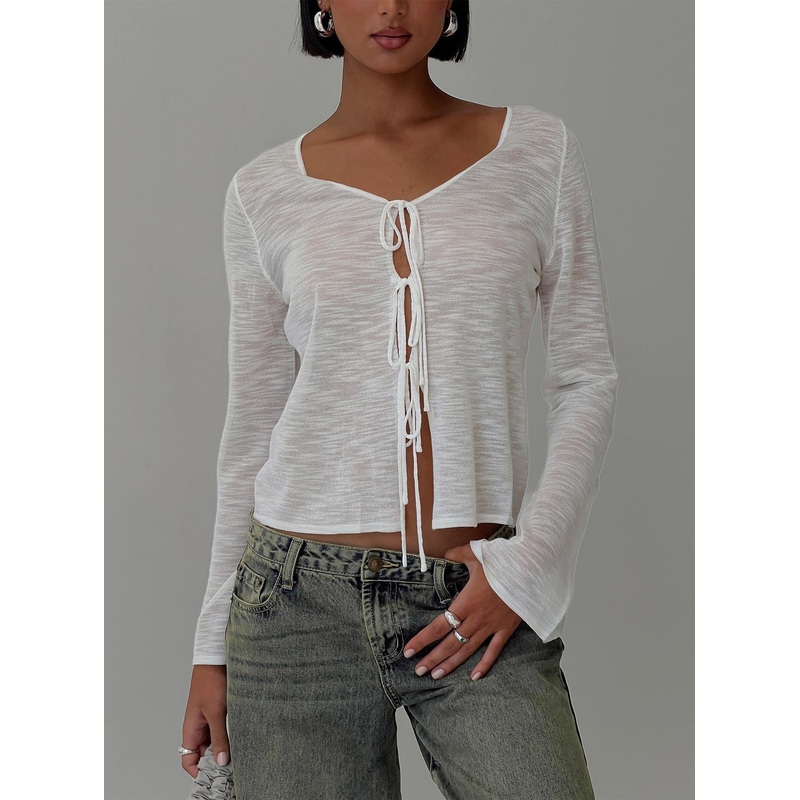 Fast Nights Top White