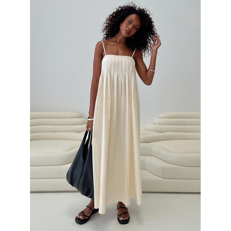 Frankye Maxi Dress Cream
