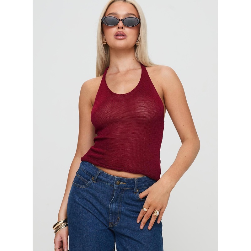 Priscilla Top Red