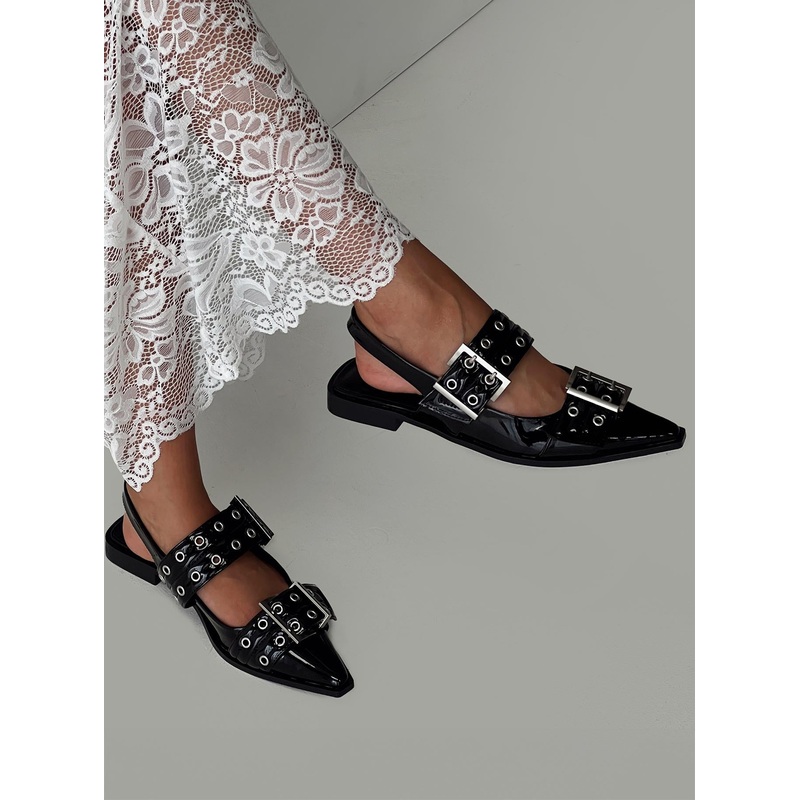 Therapy Matilda Flats Black Patent