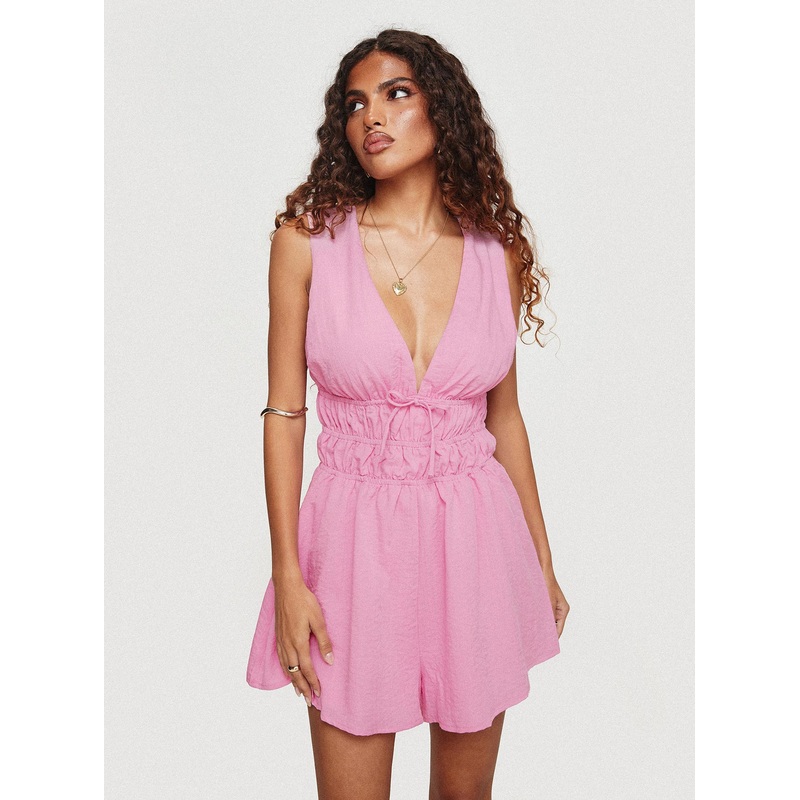 Amaleah Playsuit Pink