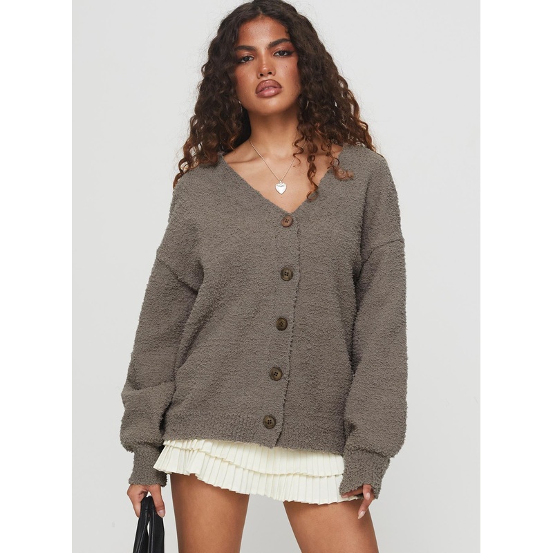 Everi Cardigan Brown