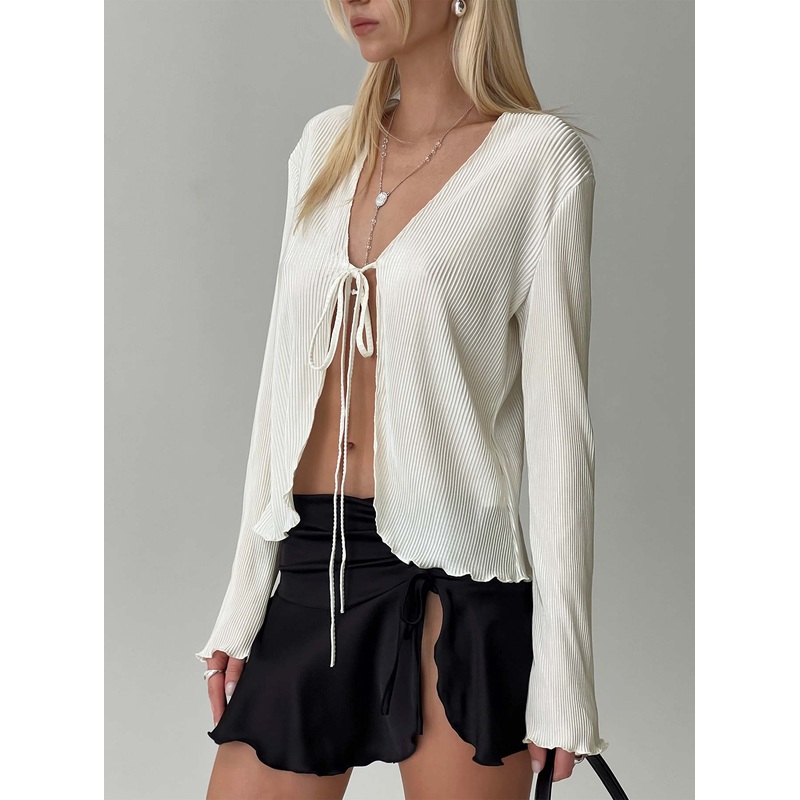 Heaven Angel Long Sleeve Top Cream