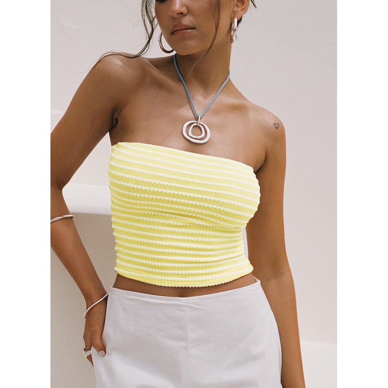 Millert Tube Top Yellow