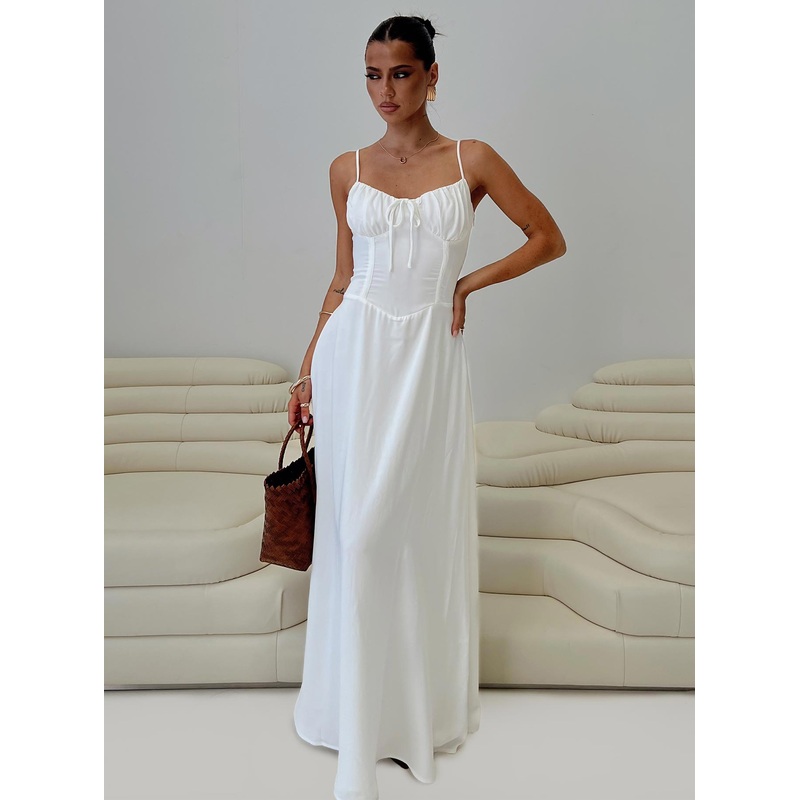 Eleanora Maxi Dress White
