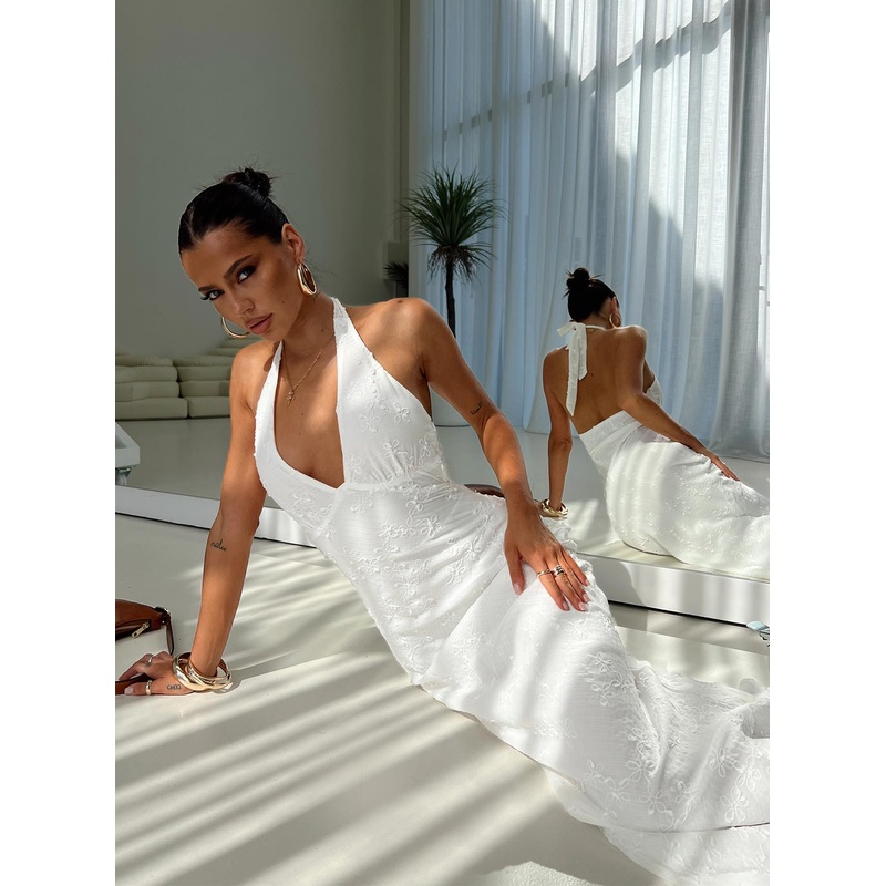 Koral Maxi Dress White