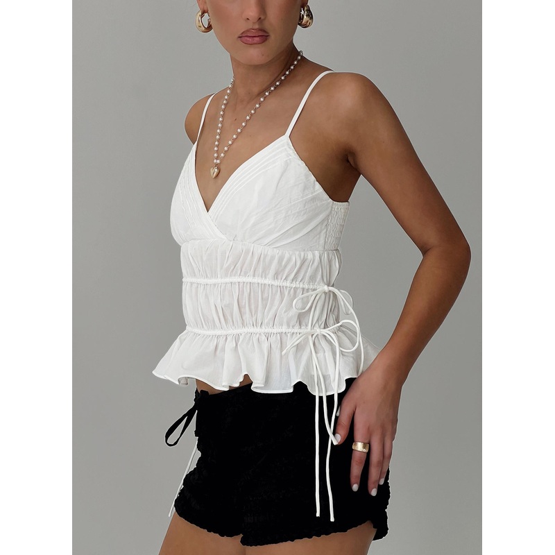 Begin Again Top White