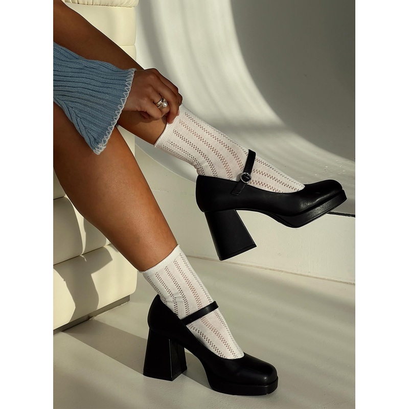Snowstorm Socks White