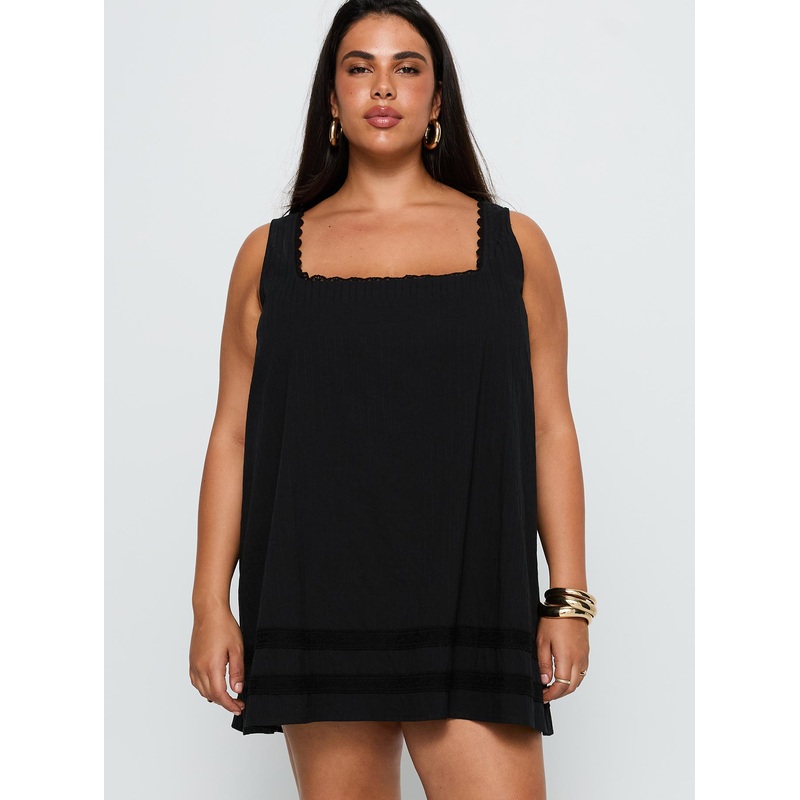 Alanah Mini Dress Black Curve