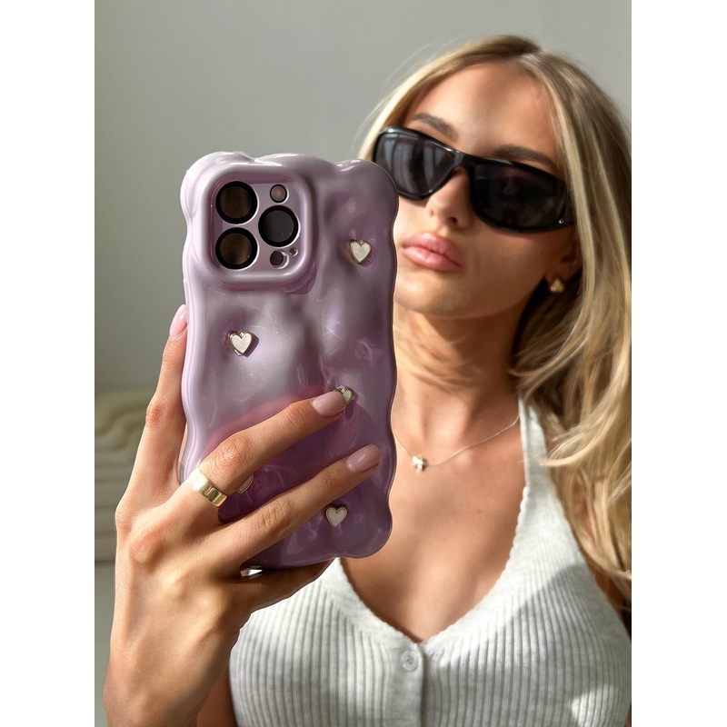 Hit Different iPhone Case Purple