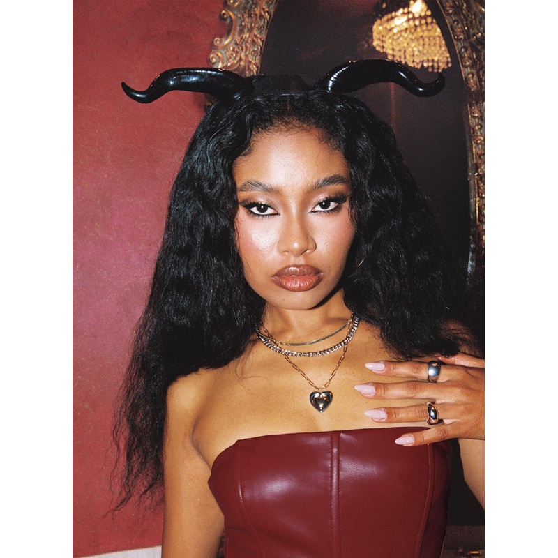 Hot Stuff Devil Horn Headband Black