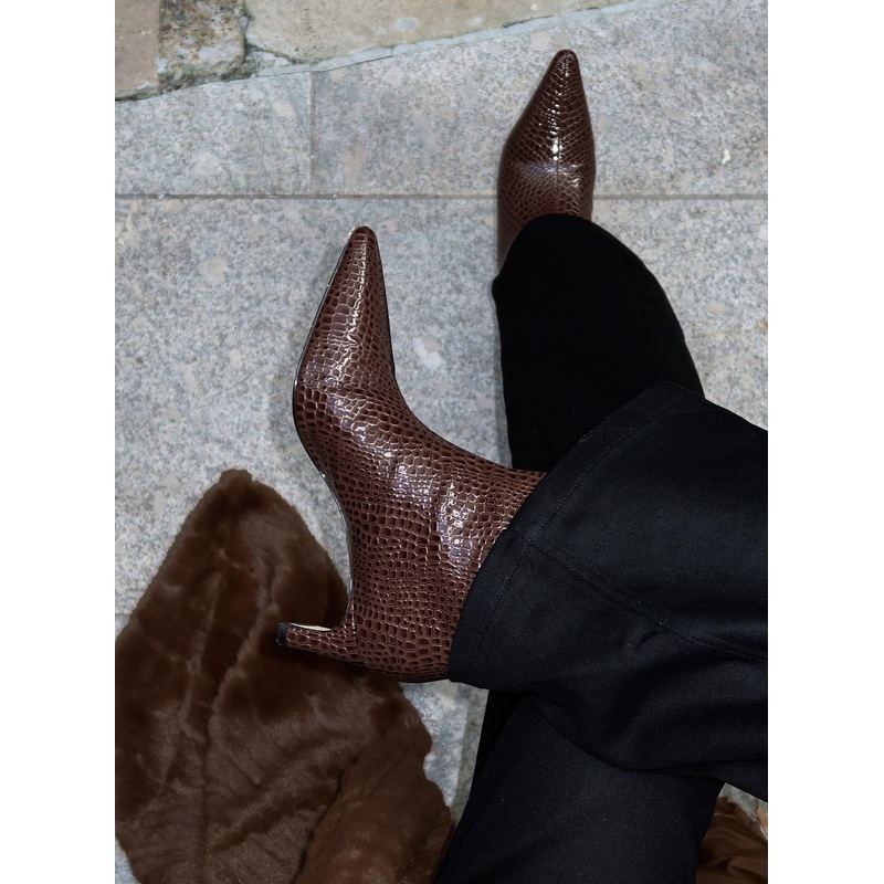 Brayan Boots Chocolate Croc