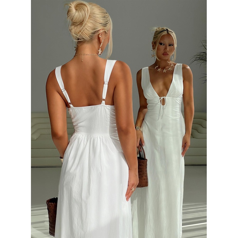 Cullman Maxi Dress White