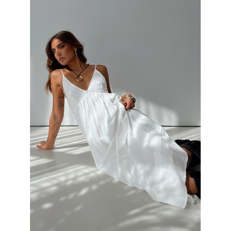 Eriksson Maxi Dress White