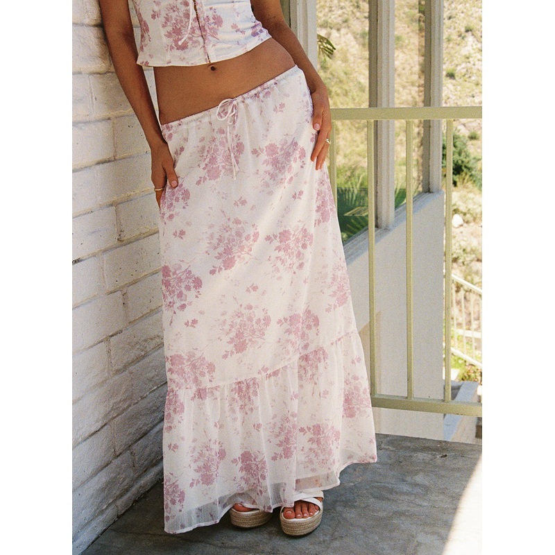 Modern Girl Maxi Skirt Pink