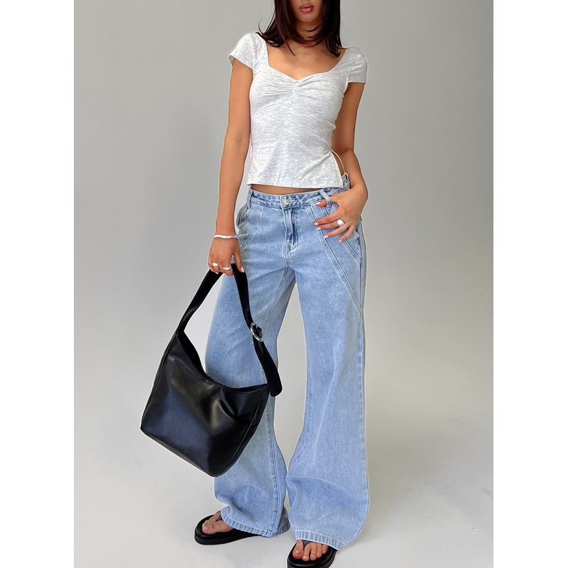 Reaper Baggy Denim Jeans Light Blue Wash