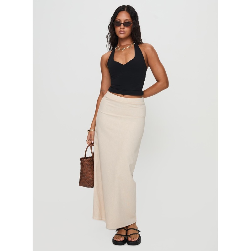 Kairyn Maxi Skirt Beige