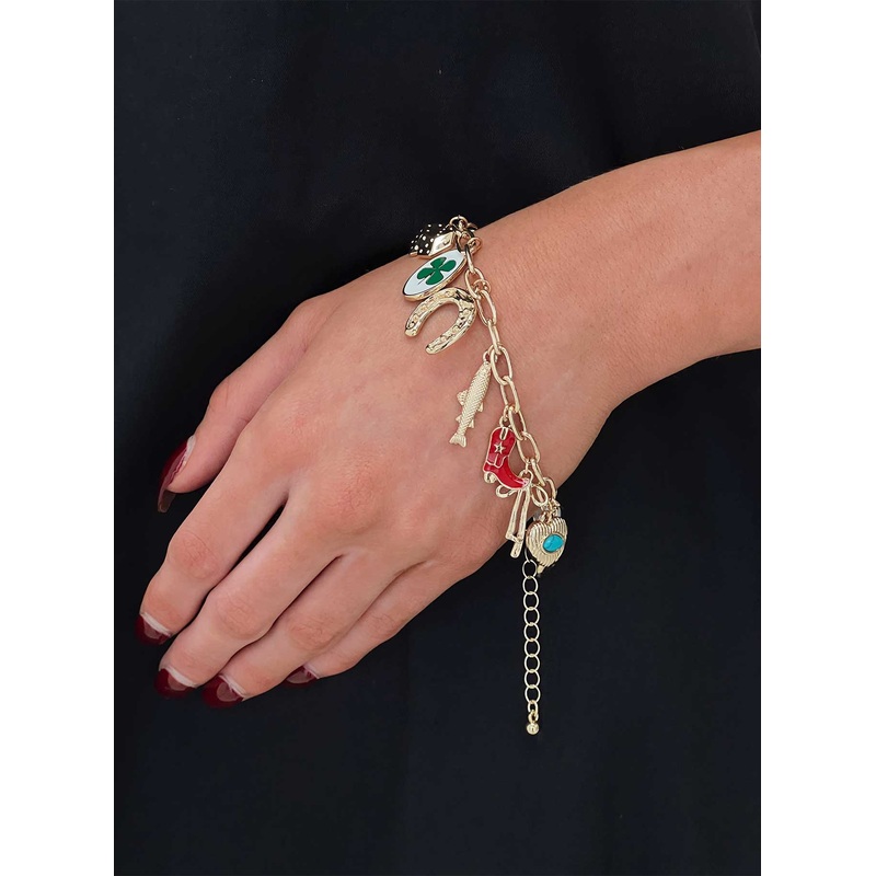 Coastal Cowgirl Charm Bracelet Gold