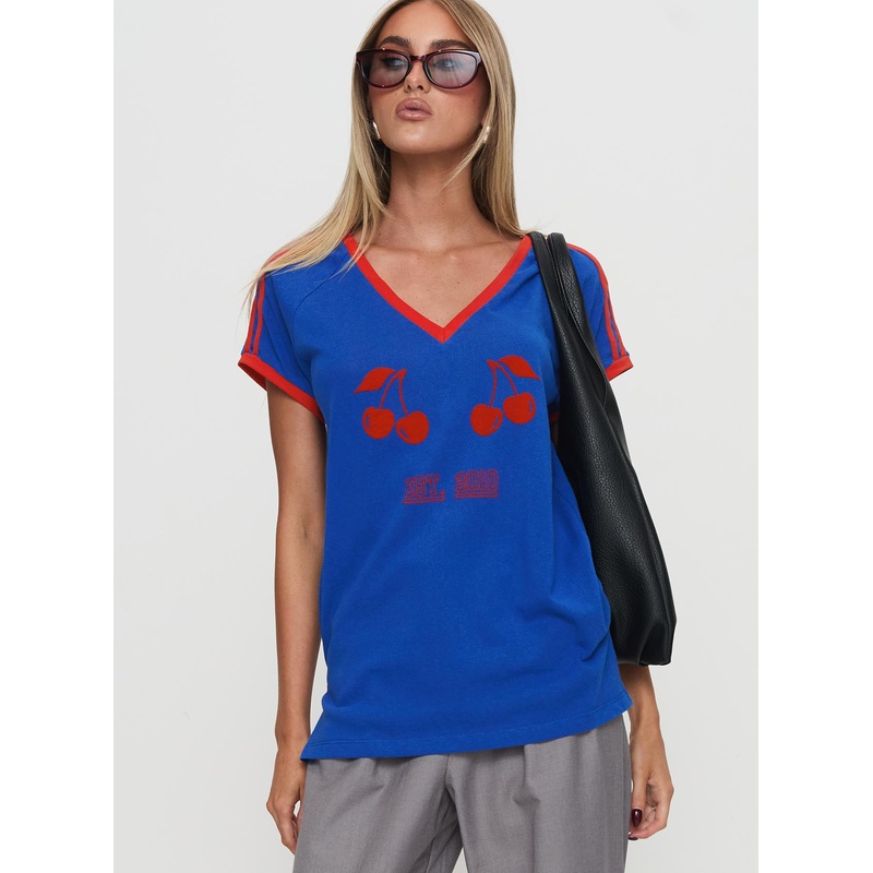 From The Vine Sports Top Blue