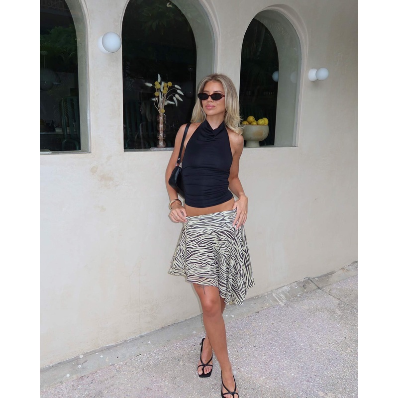 Legacy Midi Skirt Zebra