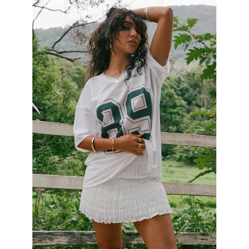 Out Of Sight Mini Skirt White