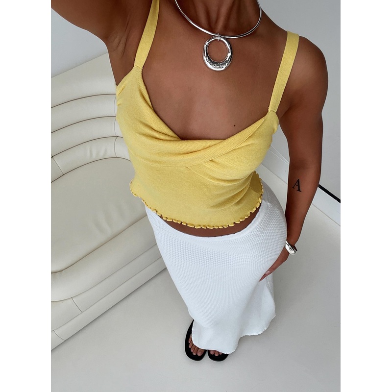 Dalma Twist Top Yellow