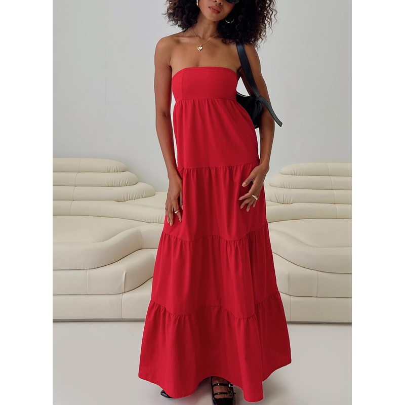 Kazia Maxi Dress Red
