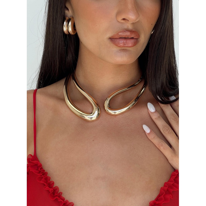 Speed Of Sound Necklace Gold