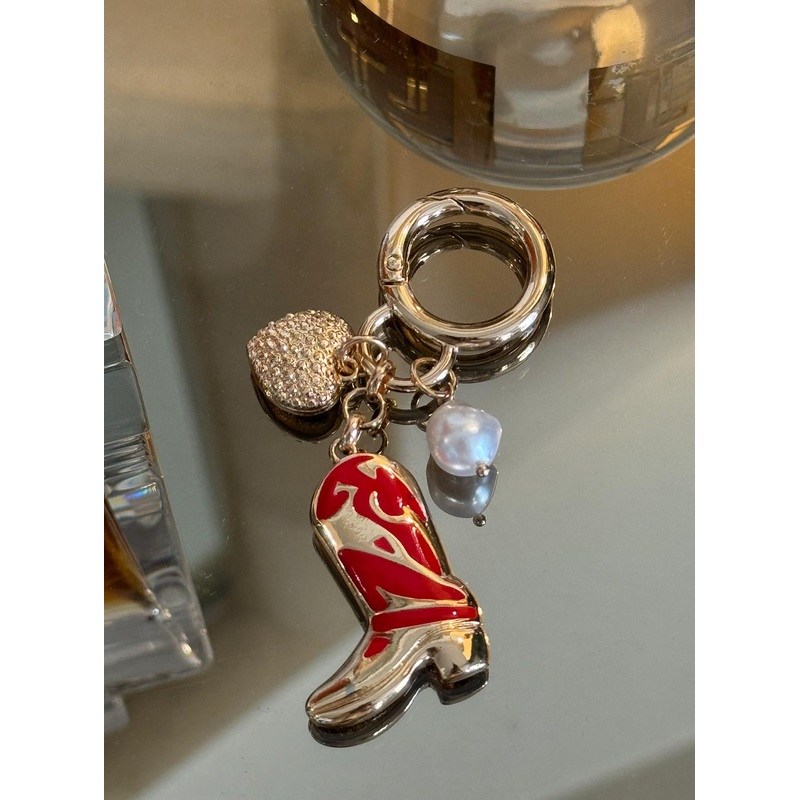 Such A Charmer Keyring Gold