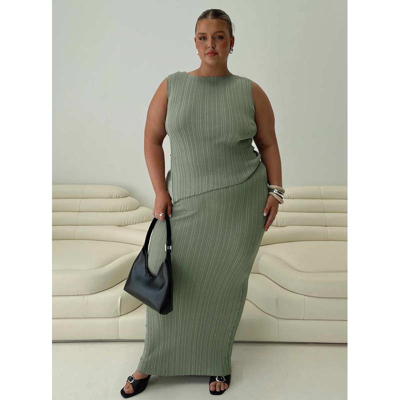 Basile Set Sage Green Curve