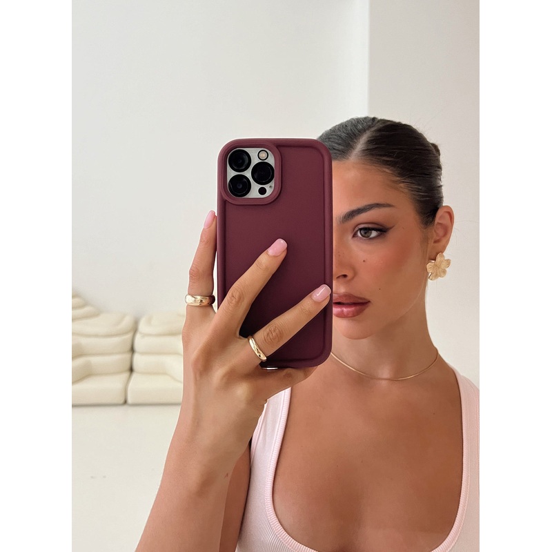 Emory iPhone Case Burgundy