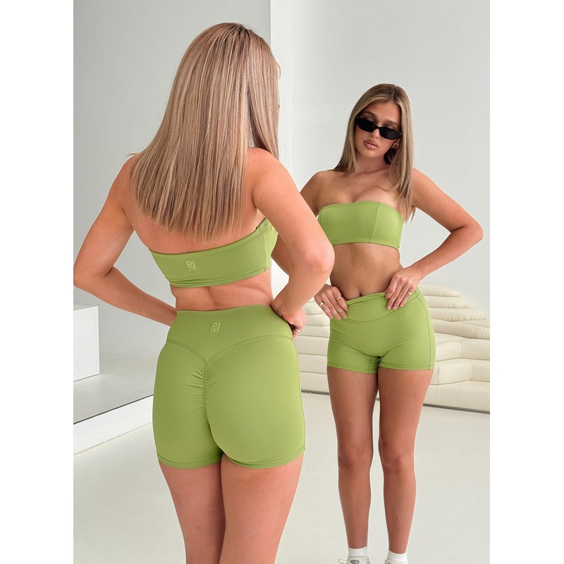 End Goal Active Bandeau Top Green