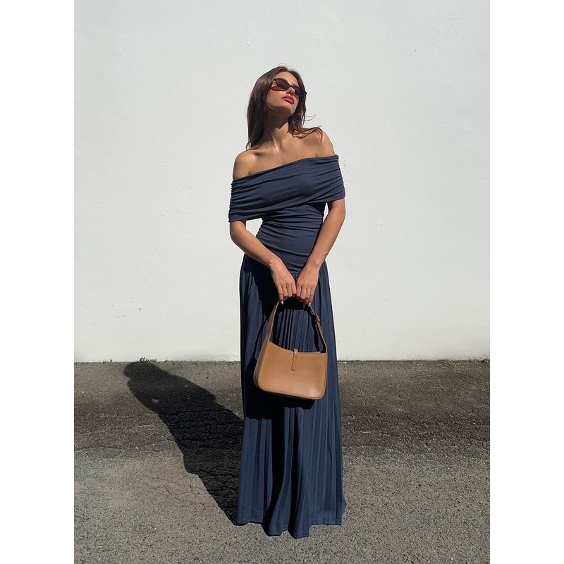 Field Of Dreams Maxi Dress Navy