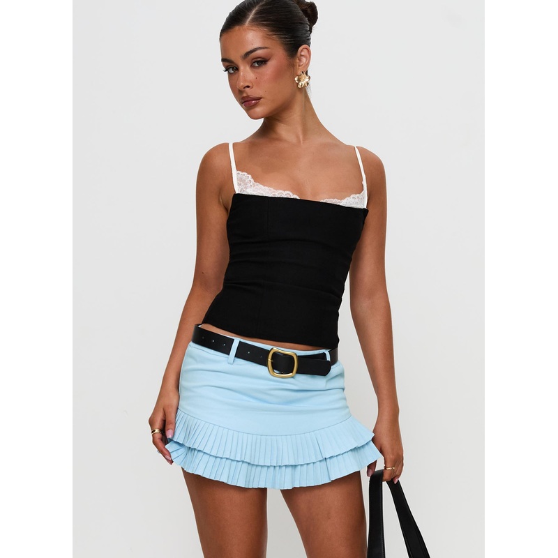 Guilea Pleat Skort Blue
