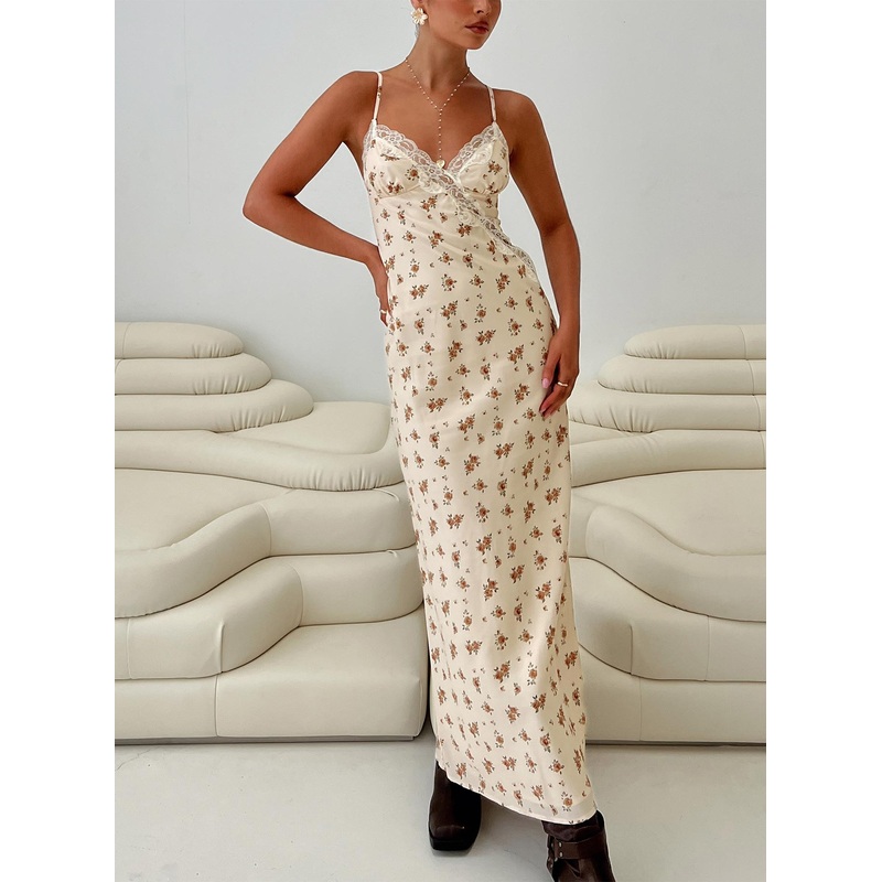 Madeleine Lace Maxi Dress Multi Floral