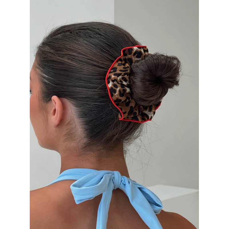 Wild Promise Scrunchie Leopard / Red