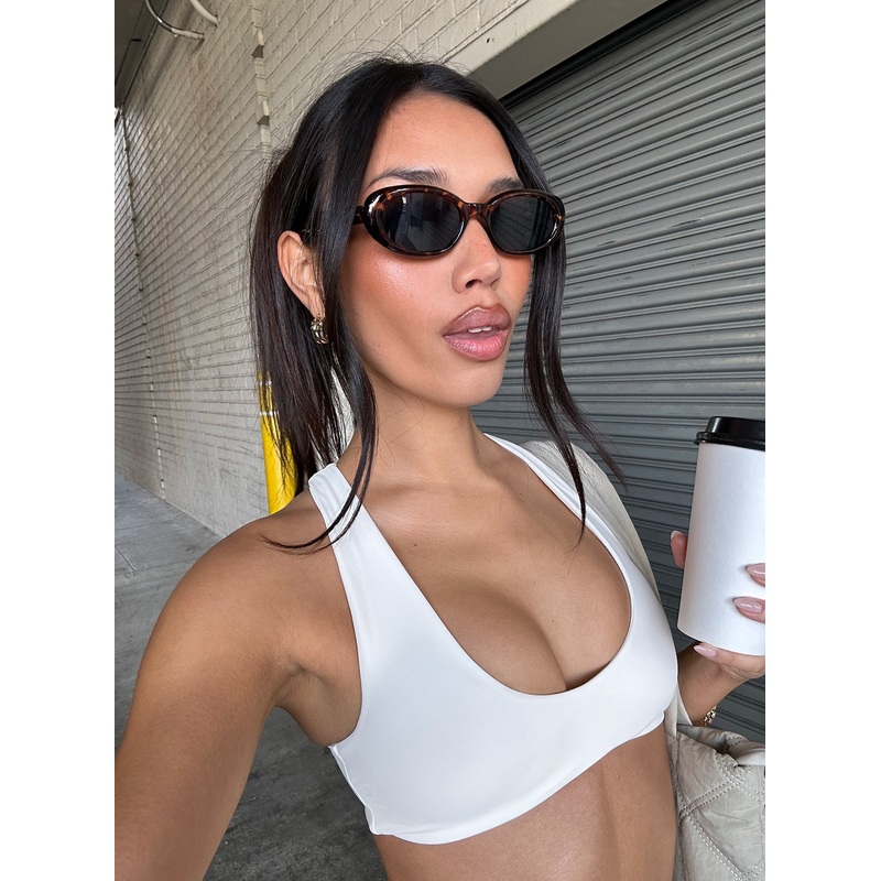 Pulse Active Halter Crop White
