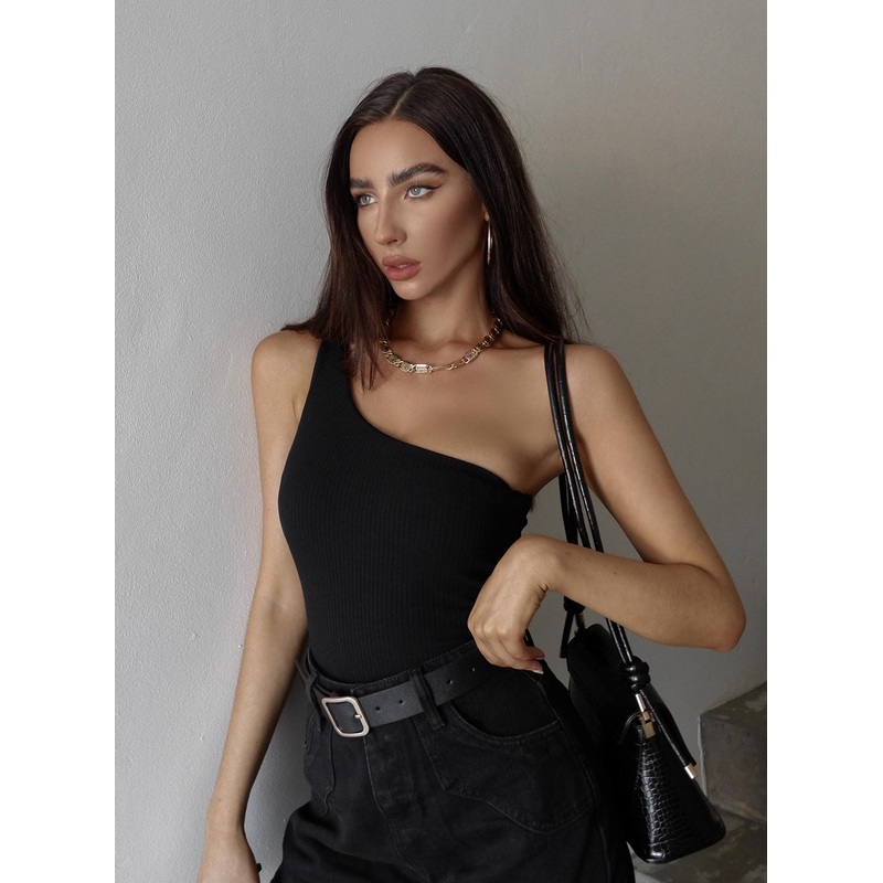 Rueful Bodysuit Black