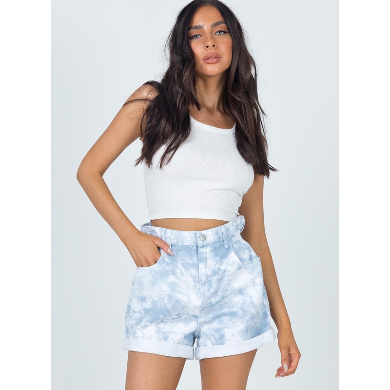 Bleu Denim Shorts