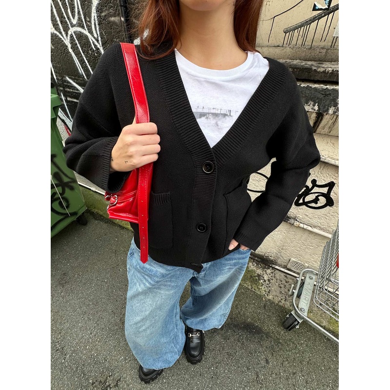 Burke Cardigan Black