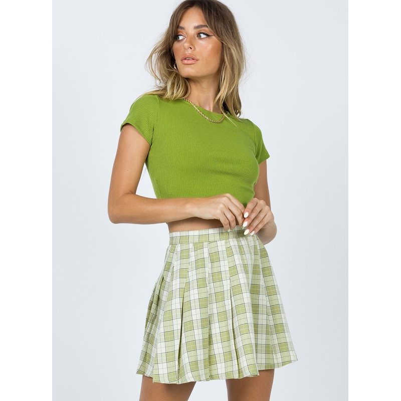 Carrie Mini Skirt Green