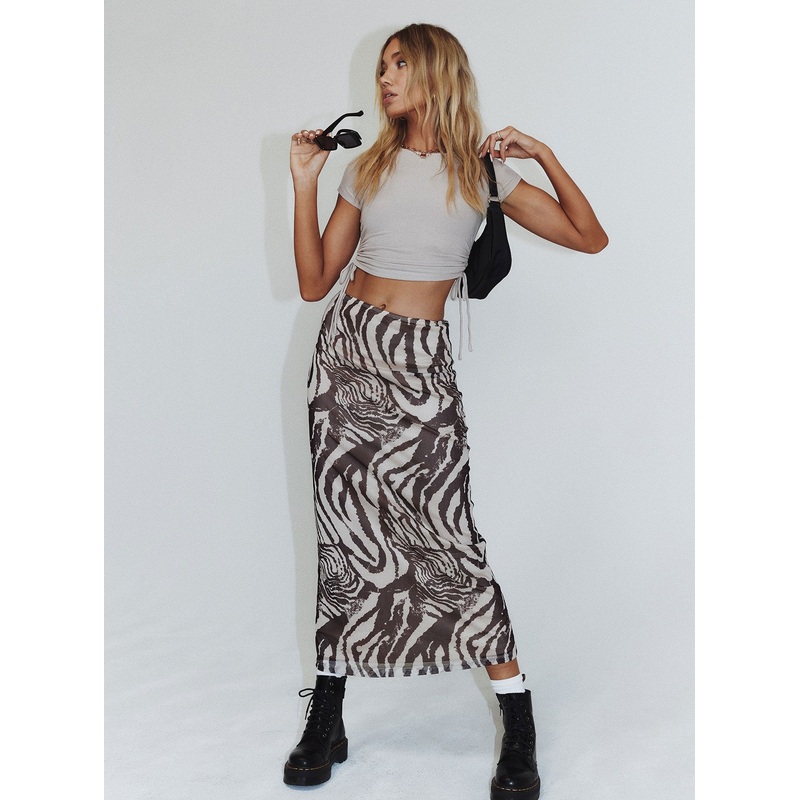 Harry Maxi Skirt Beige