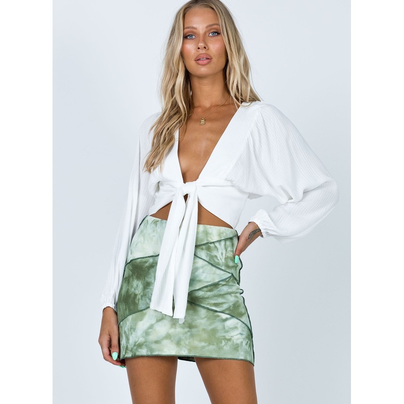 Ivy Mini Skirt Green