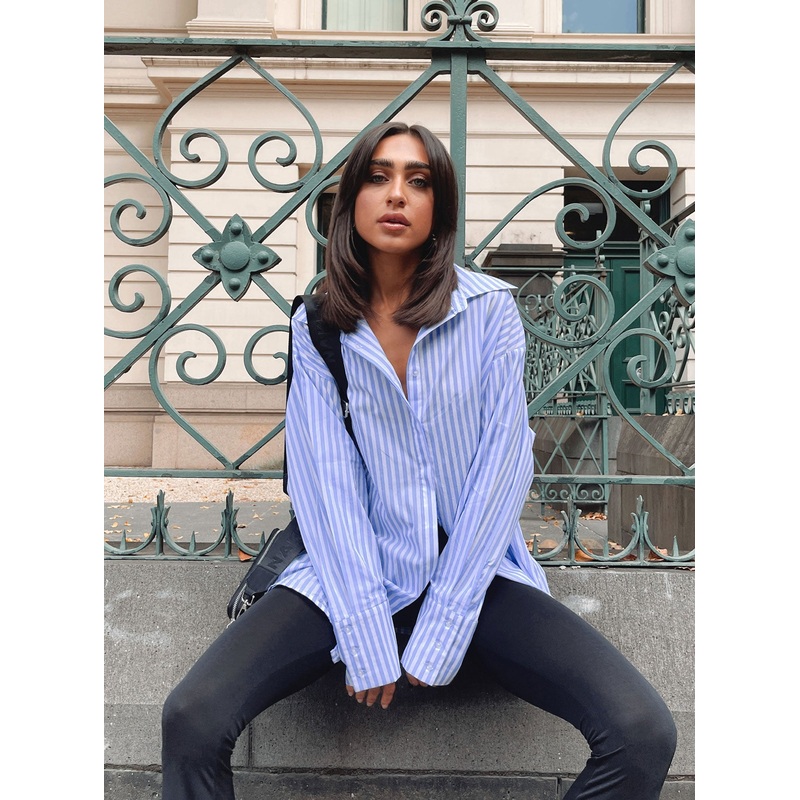 Boyfriend Shirt Blue