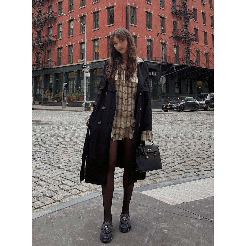 Cassie Trench Coat Black