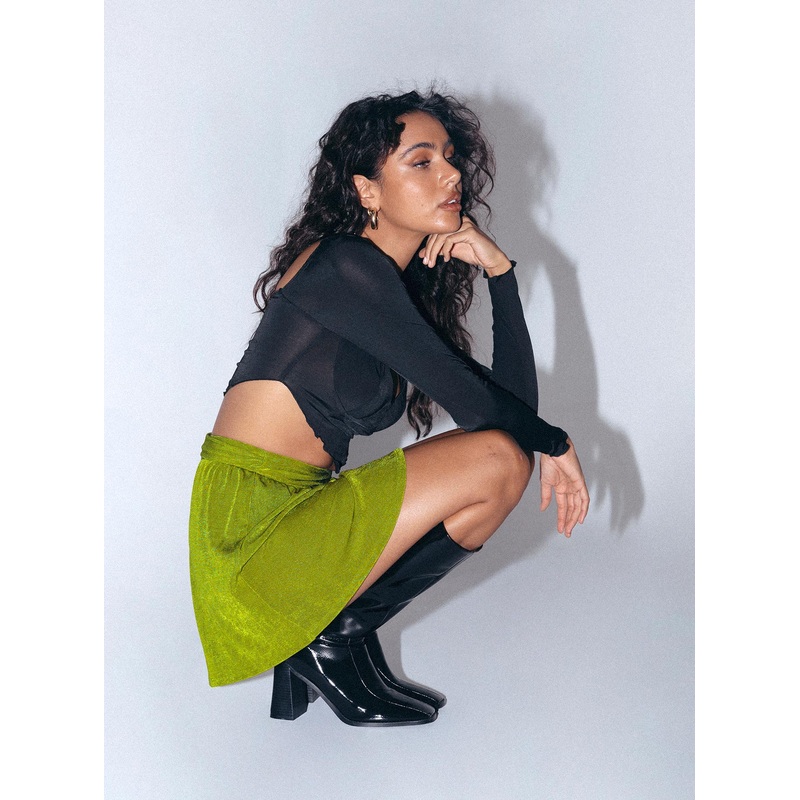 Eithan Mini Skirt Green