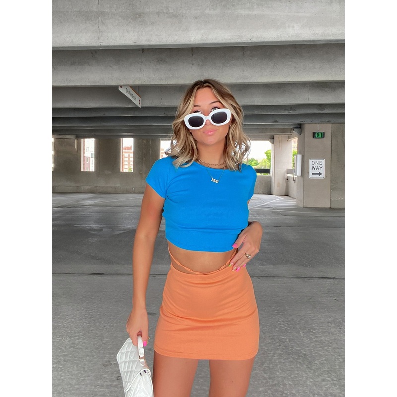 Georgie Mini Skirt Orange
