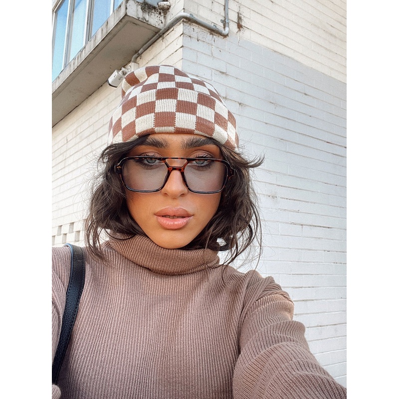 Play the Game Beanie Beige / Brown