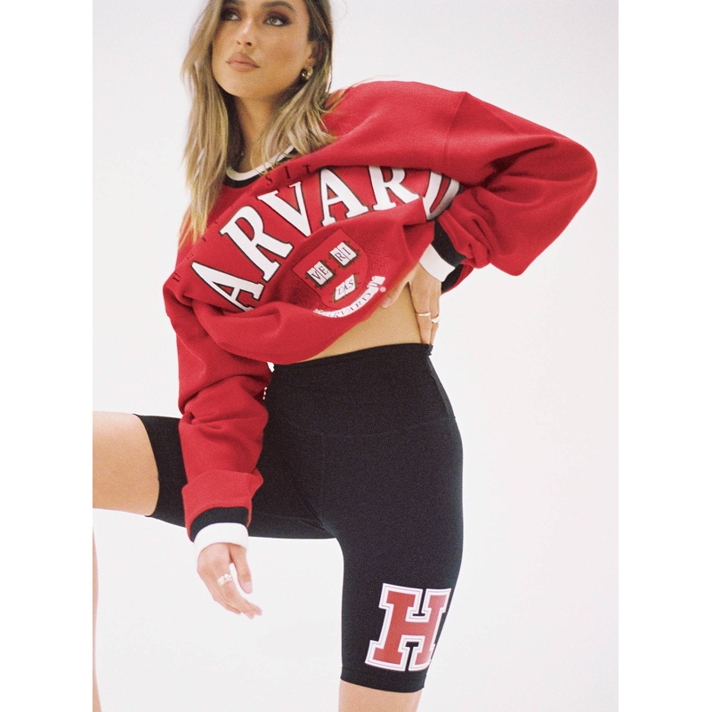 Harvard University Bike Shorts Black
