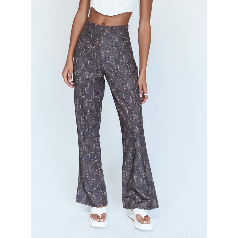 Jensen Paisely Pants Brown